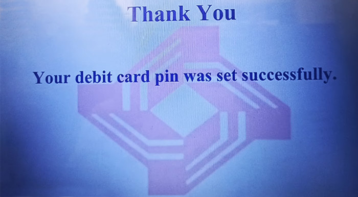 Central Bank of India ATM PIN Generation at ATM Machine Step 13