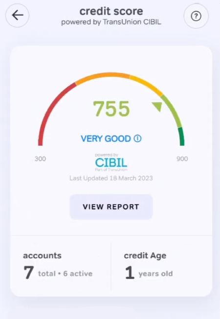 Check Free CIBIL Score on Airtel Thanks App Step 5