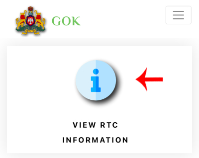 Check Karnataka Pahani or RTC Step 2