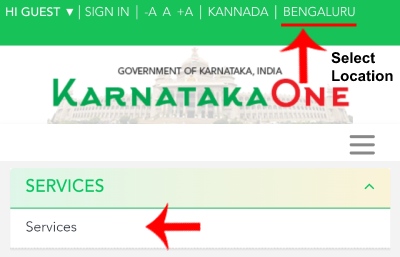 Check Karnataka Traffic Police E-Challan Online Step 3