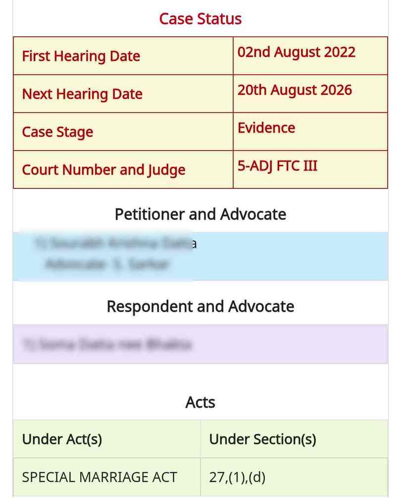 Check a Court Case on Land or Property step 7