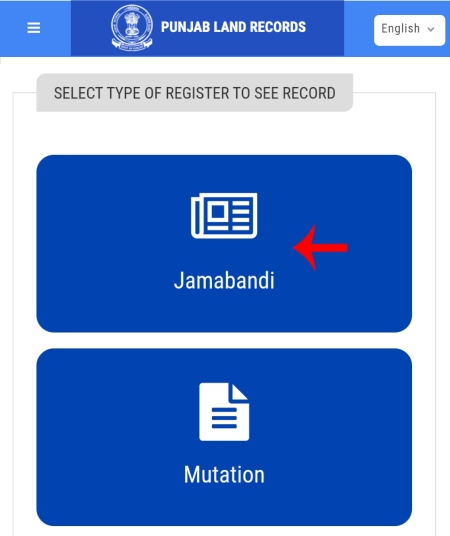 Check and Download Punjab Jamabandi Online Step 4