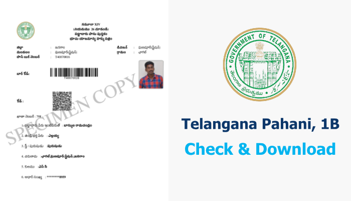 Check and Download Telangana Land Records Online