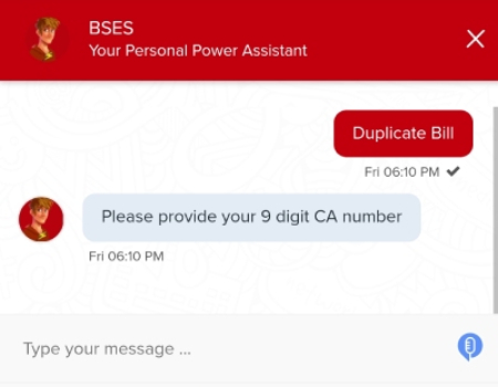 Download BSES Rajdhani Delhi Power Bill without OTP Step 5