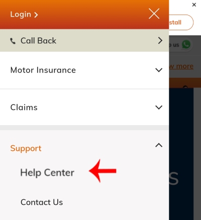Download ICICI Lombard Insurance Policy Step 3