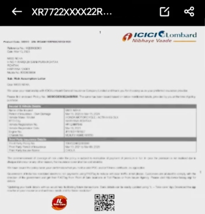 Download ICICI Lombard Insurance Policy Step 9