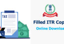 Download a Filled Income Tax Return Copy Online