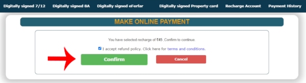 Get Your Digital Signed Property Card Online in Maharashtra Step 6