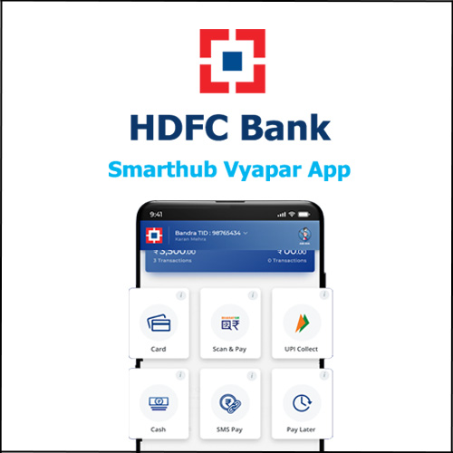 HDFC bank Smarthub Vyapar App for merchants