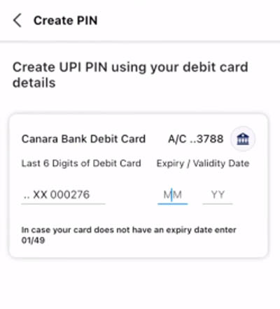 How To Activate UPI Service In Canara Bank ai1 Mobile Banking App Step 7
