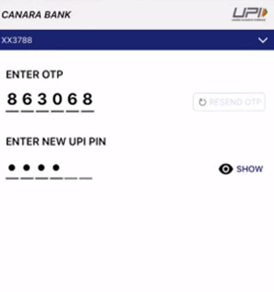 How To Activate UPI Service In Canara Bank ai1 Mobile Banking App Step 8