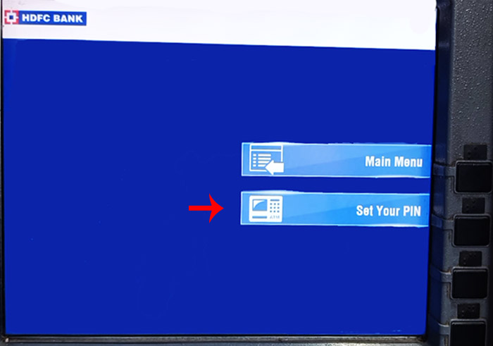 How To Change HDFC Account Registered Mobile Number via ATM Step 3