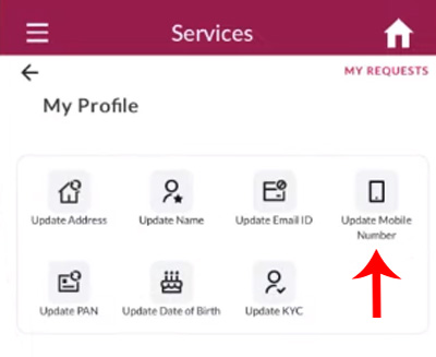 How To Change Registered Mobile Number In Axis Bank Step 6