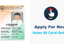 How To Create New Voter ID Card Online