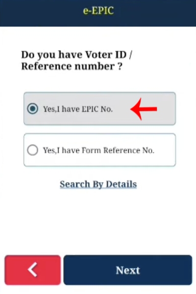 How To Download Voter Card Online Step 6