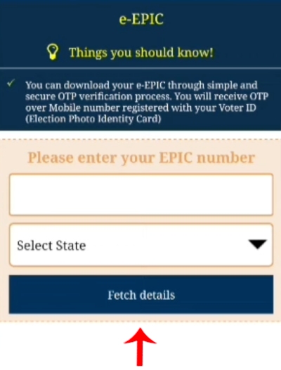 How To Download Voter Card Online Step 7