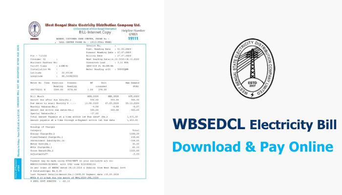 How To Download and Pay WBSEDCL Electricity Bill Online