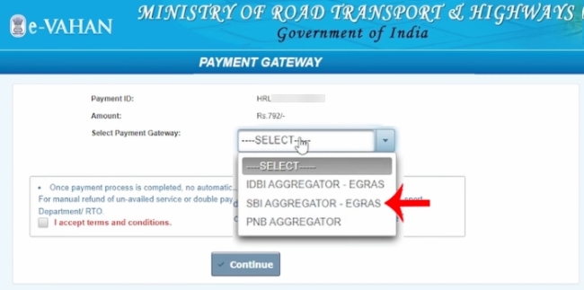 How To Pay Haryana Road Tax Online Step 9