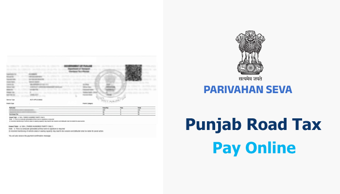 How To Pay Punjab Road Tax Online