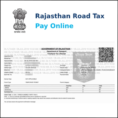How To Pay Rajasthan Road Tax Online