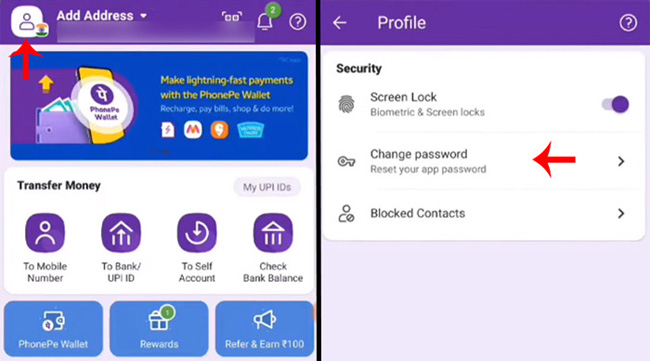 How To Reset a Forgotten PhonePe Password Step 2