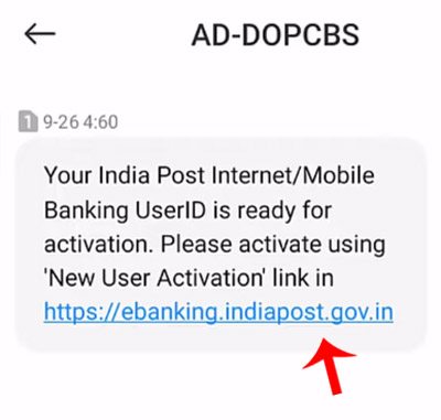 How To activate Internet Banking in Post Office Step 1