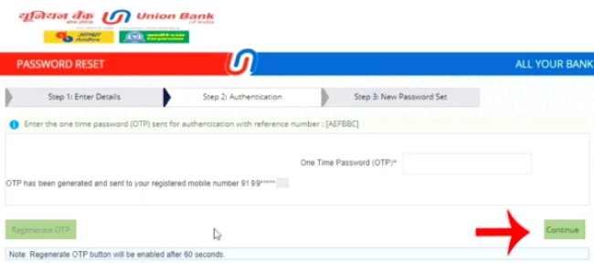 How to Activate Union Bank Internet Banking Online Step 8