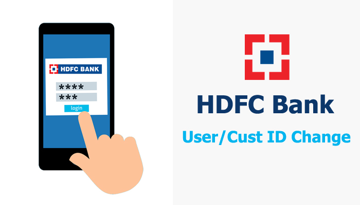 How to Change HDFC Bank User ID or Customer ID Online