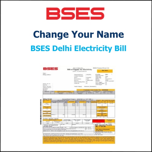 How to Change Your Name on Your BSES Delhi Electricity Bill Online (Rajdhani and Yamuna)