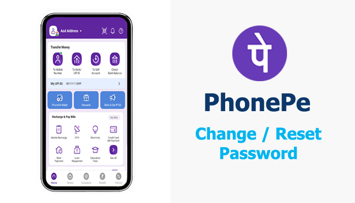 How to Change or Reset PhonePe App Password