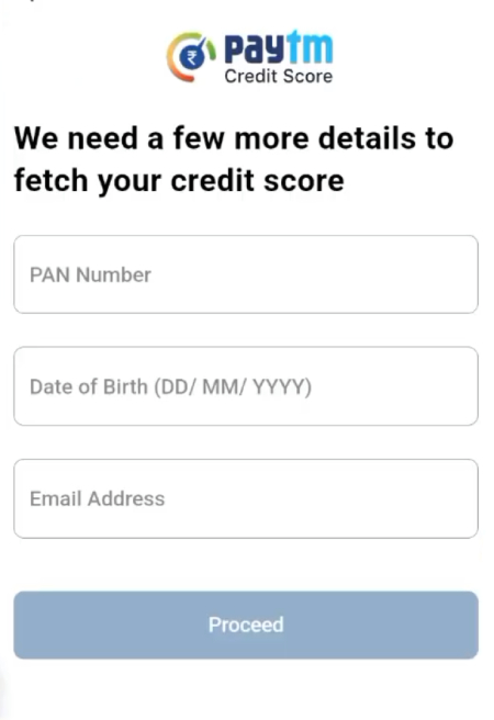 How to Check CIBIL Score Free on Paytm Step 4