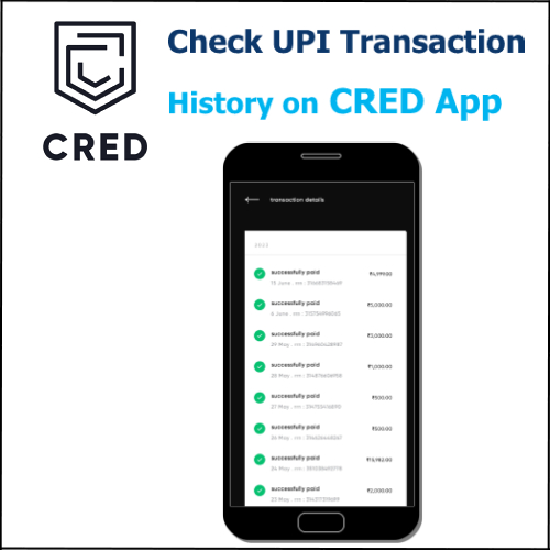 How to Check UPI Transaction History on CRED App