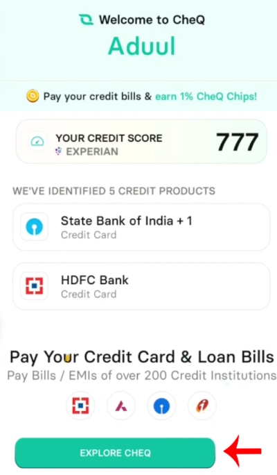 How to Create Account in CheQ App Step 5