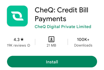 How to Create Account in CheQ App Step 1