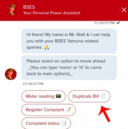 How to Download BSES Yamuna Delhi Power Bill without OTP Step 4