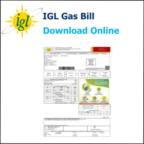 How to Download IGL Gas Bill