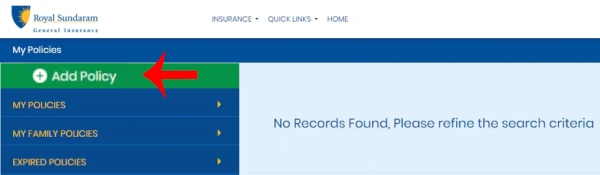 How to Download Royal Sundaram General Insurance Policy Step 5