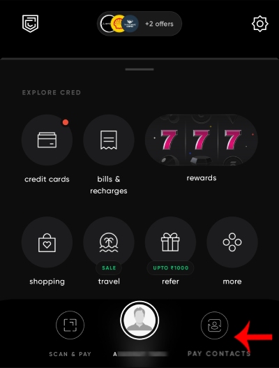 How to Find CRED App UPI ID Step 1