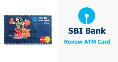How to Renew or Reissue SBI ATM Card Online