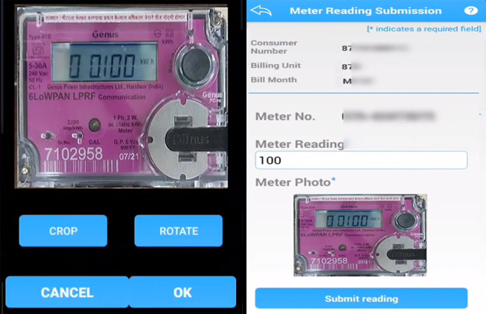 How to Send Electricity Meter Reading Using Mahavitaran App Step 8