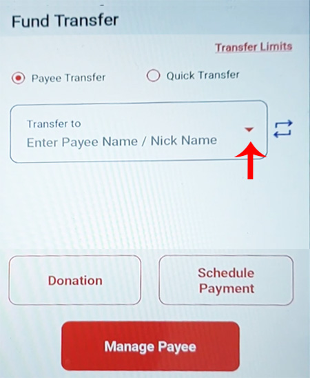 How to Transfer Money From Union Vyom app Step 3