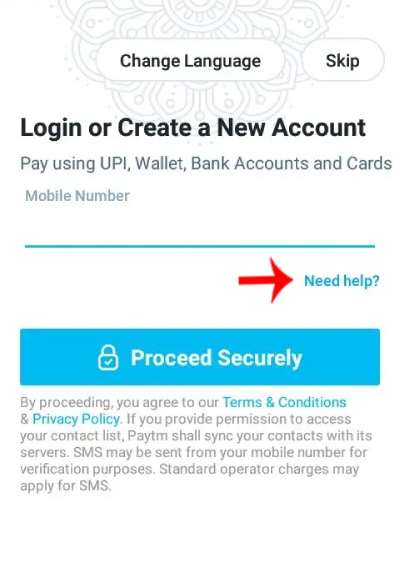 How to Unblock Your Paytm Account Step 1