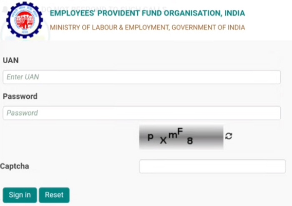 How to Withdraw PF Online Step 3