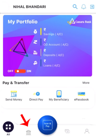 How to activate Canara Bank Mobile Banking App ai1 Step 1