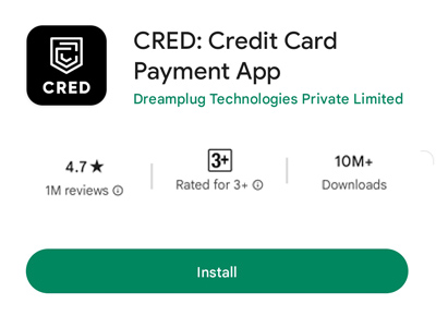 How to pay LIC Premium using CRED App Step 1