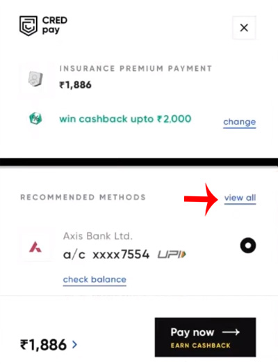 How to pay LIC Premium using CRED App Step 8