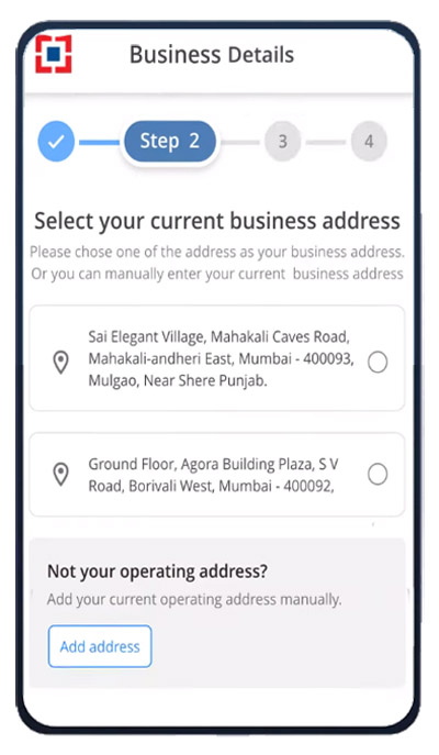 How to register HDFC bank Smarthub Vyapar App Step 5