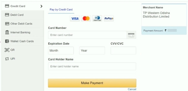 Pay Your Odisha Electricity Bill Online Step 6