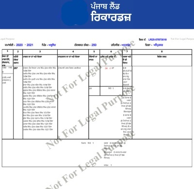Punjab Jamabandi Download Kaise Kare Step 7