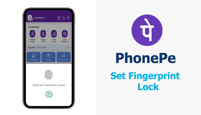 Set Fingerprint Lock or Screen Lock on PhonePe App